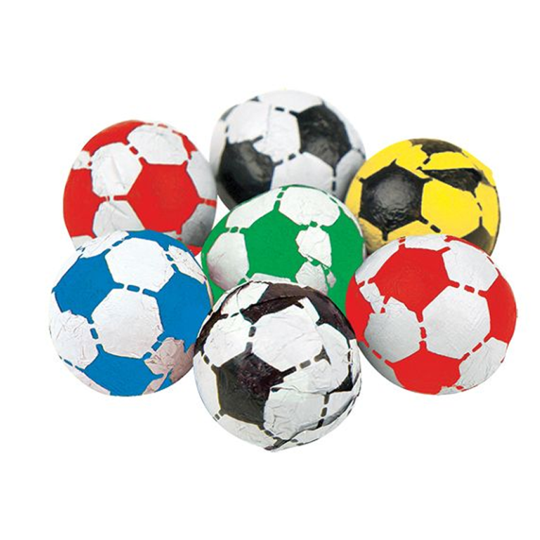 100G Chocolate Footballs - Sugar Buzz